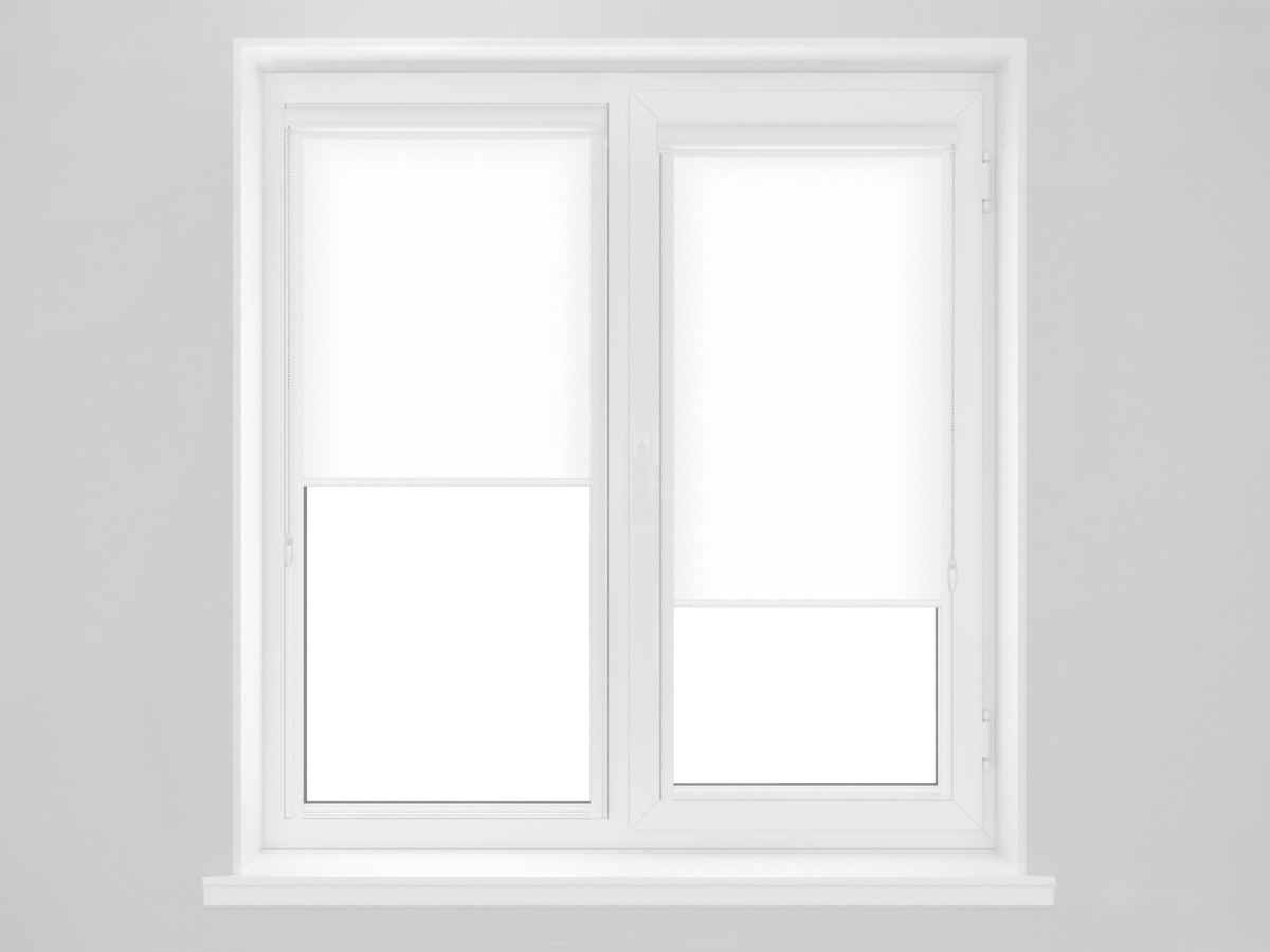 Рулонная штора 7074 на створку окна в коробе с направляющими - изображение 1 - заказать онлайн в салоне штор Benone в Долгопрудном